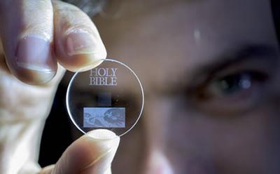 Eternal 5D data storage could record the history of humankind