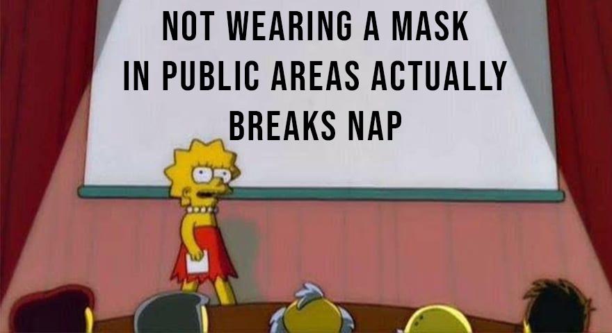 Not Wearing a Facemask in Heavily Populated Areas Breaks the Non-Aggression Principle