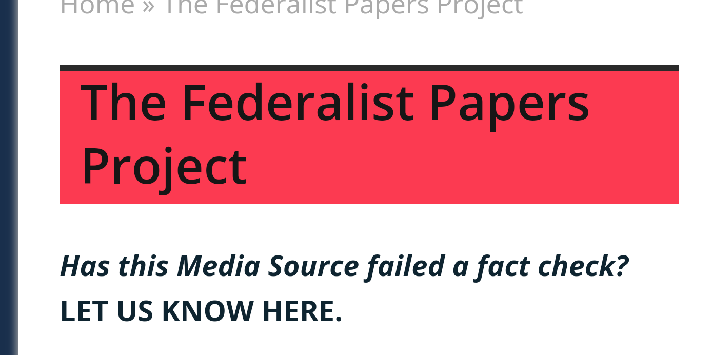 Federalist papers