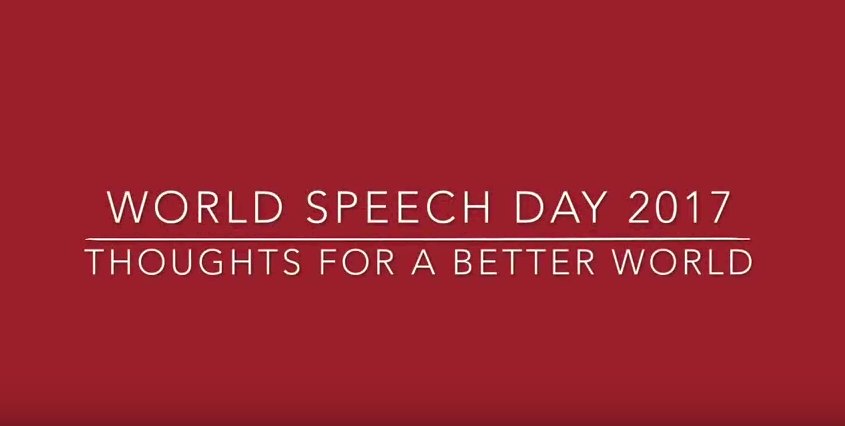 World Speech Day: Thoughts for a Better World 