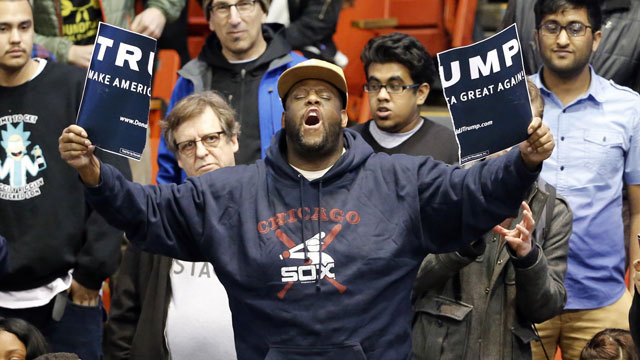 Donald Trump Rally In Chicago Canceled After Protesters Turn Out In Droves