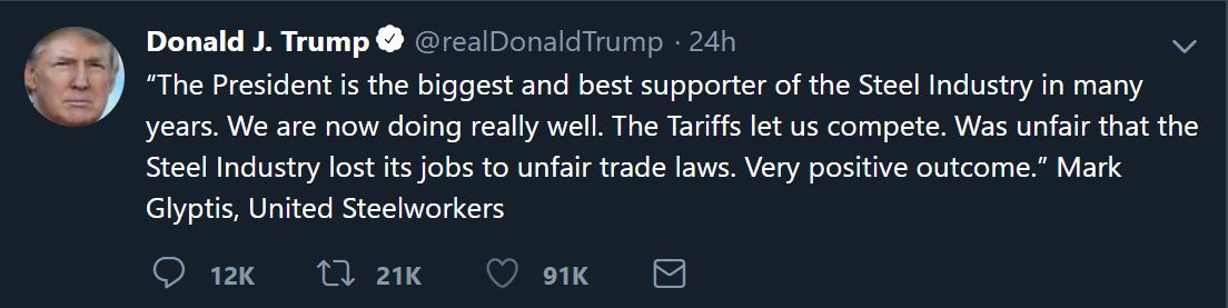 Now That We Have Tariffs on Steel, Are Things Better?
